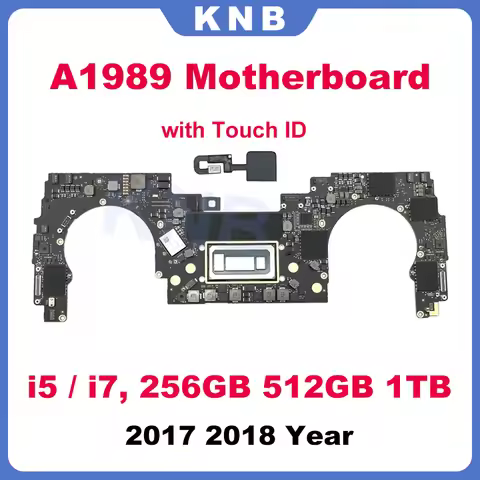 Original A1989 Motherboard For MacBook Pro Retina 13" A1989 Logic Board with Touch ID i5 i7 8G 16GB 