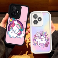 Case for Xiaomi POCO X5 F6 F5 Redmi 13 13X Turbo 3 5G Silicone Case H-44 Cute Unicorn