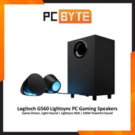 Logitech G560 Lightsync PC Gaming Speakers (Game-Driven, Light+Sound | Lightsync RGB | 240W Powerful