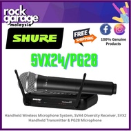 Shure SVX24/PG28 Handheld Wireless Microphone System  (SVX4/SVX2/SCX24-PG28)