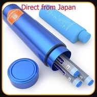 Direct From JAPAN DISONCARE Insulin Cooler 60 Hour Medicated Cooler Insulin Cooler with Biogel - Includes Medical Warning Label and 2 Vials (Blue)