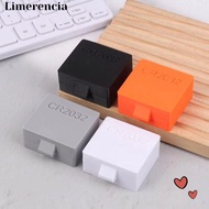 LIMERENCIA CR2032 Battery Box, 10/20/30 Hole Portable Coin Cell Battery Storage , Plastic Small Batt