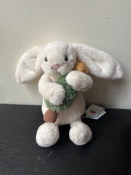 Jellycat Bashful Bunny with Christmas Tree
