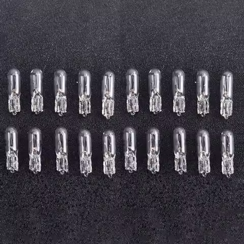 Hot Sale 20Pcs Halogen T5 W2W Bulb 12V Car Instrument Lights Dashboard Bulb Auto Interior Warnning L