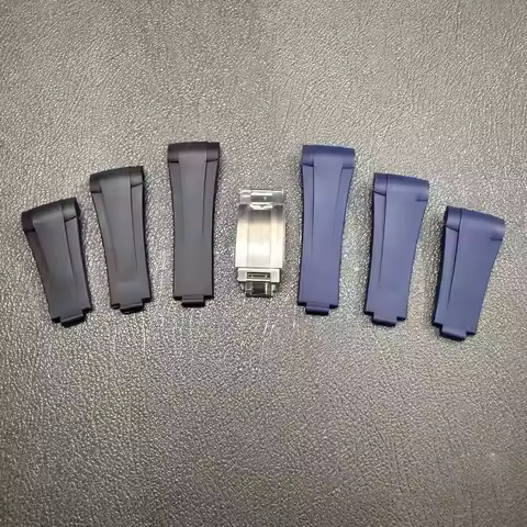 FuoroRubber Watchband 20mm 22mm for Tudor Black Bay 1958 GMT for Tudor Black Bay GMT Curved End new