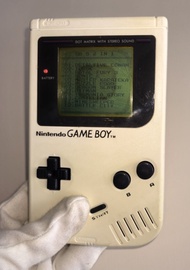 白色Game Boy Gameboy GB 連遊戲卡帶 任天堂 Nintendo (not lego 72046)