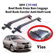 5501 (90cm) Car Roof Rack Roof Carrier Box Anti-theft Lock/ Cross Bar Roof Bar Rak Bumbung Rak Bagasi Kereta - VIOS