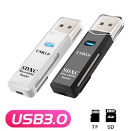 SD Card Reader, USB OTG Adapter USB 3.0 Portable Memory Card Reader for SDXC, SD, TF Cards