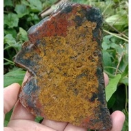 Five-colored agate flower agate stone/ pendant material/ klawing stone