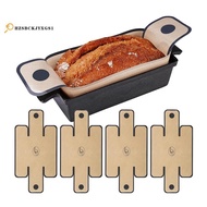 Reusable and Nonstick Silicone Bread Sling, 4 Pack Silicone Bread Loaf Pan Liners, Fits for 9.5x5, 1