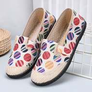 Spring Summer Old Beijing Cloth Shoes Women's Shoes Korean Version Time Embroidered Sole All-Match C