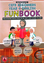 CEFR Beginners 2025 • Funbook English Year 1 - 6 KSSR