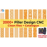 2000 Piller Laser Cutting File PillarDesign CNC Plasma Router DXF FG27