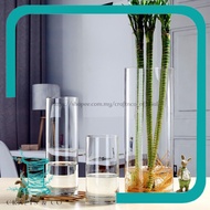 Cylinder GLASS VASE / CYLINDER SHAPED GLASS VASE