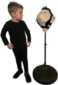 Kids Punching Bag with 3D Soft Face. Comes with Boxing Gloves and Adjustable Stand. Great Gift for Boys and Girls Age 4, 5, 6, 7, 8, 9, 10