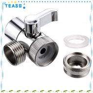 TEASG Faucet Adapter, Zinc Alloy Diverter Valve Faucet Valve Diverter, Durable 2 Way Sink Splitter Water Tap Connector Kitchen