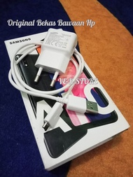 Charger Samsung Original Bawaan Hp 1A A10 A10s M10 J2 J2 PRO J2 PRIME  J3 J3 PRO J4 J4+ J5 J5 PRIME J6 J6+ A5 A6+ Ori 100% BEKAS Bawaan HP