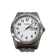 SEIKO mens watches quartz wrist watch analogues stainless WHT SLV SS 7N43-0AM0 Direct from Japan Sec
