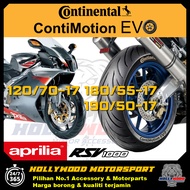 APRILIA RSV1000 TAYAR TUBELESS CONTINENTAL CONTI MOTION EVO FRONT 120/70-17 REAR 180/55-17 / 190/50-