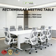 Office Pro 6FT / 8FT Rectangular Meeting Table | Conference Table | Meja Mesyuarat Pejabat