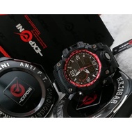 ORIGINAL EXPONI DUAL TIME DIGITAL MEN SPORT WATCH 12/24HRS WATER RESISTANT WITH 1 YEAR WARRANTY