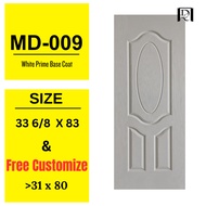 (FREE CUT TO SIZE)/ PINTU KAYU / WOODEN DOOR / WHITE PRIME DOOR / PINTU BILIK / KAYU PINTU / UNDERCOAT DOOR/ HONEYCOMB