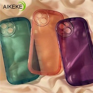 Casing OPPO A92 A52 A72 A71 A93S A74 A54 5G A95 A74 A54 A53S 4G A53 A33 A32 2020 Phone Case Solid Transparent Oval Camera Protection Soft TPU Shockproof Couple Mobile Back Cover