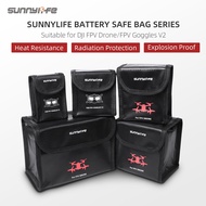 Li-Po Safe Bag Heat-resistant Battery Safe Storage Bag for DJI FPV Drone / FPV Goggles V2