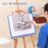A3 Drawing Splint Large Size Writing Board Clip 8K Art Painting Writing Board Student Test Paper Fol