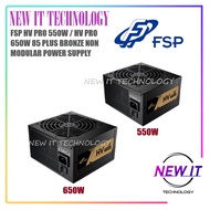 FSP HV PRO 85+ 80 Plus Bronze Desktop PC Power Supply PSU ( 550w / 650w )