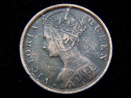 維多利亞銅幣-1901年香港英女皇維多利亞(Queen Victoria Gothic Version)歌德式肖像像一仙銅幣(最後一款)