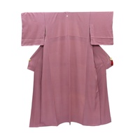 江戶小紋（一種日本傳統和服），純絲綢 [二手]