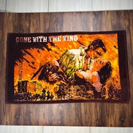 Gone with the wind 1939 movie poster towel with flame
