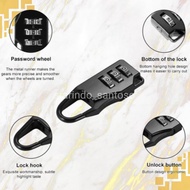 Gembok kode kunci password tas travelling loker koper lemari