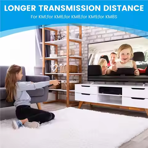 !【Top Deals】Voice-Activated Remote Control Replacement For MECOOL KM1/KM6/KM8/KM9/KM8S 4K Android TV