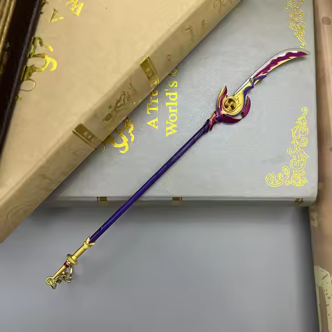 22cm Engulfing Lightning Raiden Shogun Genshin Impact Chinese Mobile Game Peripheral Metal Japanese 