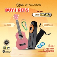 ORCA [ BUY 1 GET 5 ] Kencrung UKL4 Ukulele + Aether Wood Kazoo