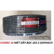 Combo 10m dây đôi có bọc 2x2.5 daphaco