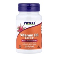 Now Foods Vitamin D3  High Potency 5000 IU / 2000 IU