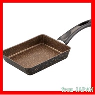 [From Japan]IMEDIA Tamagoyaki Fry Pan Egg Cooker Egg Cooker Egg Pan Gold Marble Induction Marble Coa