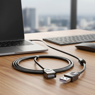USB 2.0 male to female extension cable for PC peripherals 1m/3ft, 3m/10ft high-speed data transfer
