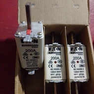 Fuse link 200NHG1B 200A 500V 120kA Eaton Bussmann NH1 gG/gL 200A 500V