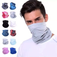 Anti Dust UV Protection Stitched Camouflage Face Buff Bandana Head Scarf Face Mask Tudung Muka 面罩