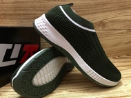 SEPATU KDM TAMPA TALI / SEPATU WANITA RAJUT WARNA HIJAU ARMY