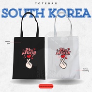 Discountgedegedean Totebag South Korea Souvenir Bag By South Korea Canvas Zipper 3