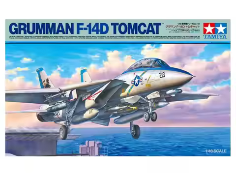 Tamiya 61118 1/48 Grumman F-14D Tomcat Plastic Model Airplane Kit