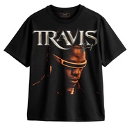 TRAVIS SCOTT UTOPIA BLACK UNISEX OVERSIZE TSHIRT - TFLICS