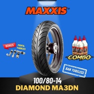 READY BAN MAXXIS DIAMOND MA-3DN 100/80-14 / 100/80-14 / BAN TUBELESS