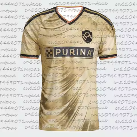 New St. Louis City SC 2025/26 Away Soccer Jersey MLS Men's Football Shirt Fan Version Gold Black Red