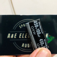 Elko 100uf 450v capacitor elco 100uf 450v Rubycon capacitor/